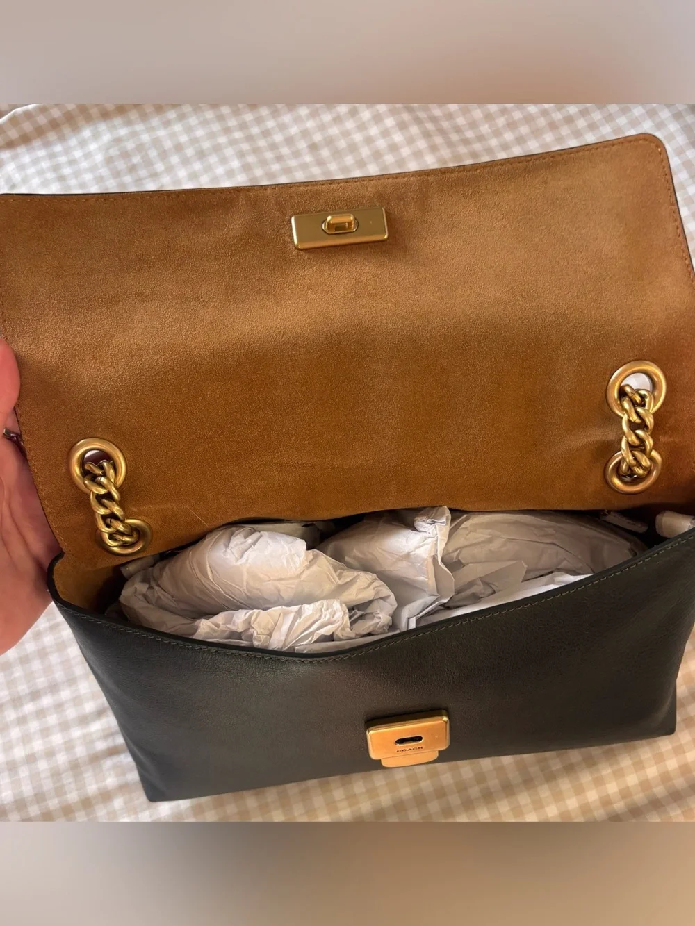 Coach Chelsea Shoulder Bag 30 With Chain